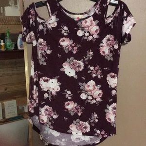 Wishful park split sleeve blouse